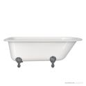 Victoria & Albert Hampshire 1500mm Stone Bath with Ball + Claw Feet, Polished Chrome