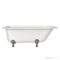 Victoria & Albert Hampshire 1500mm Stone Bath with Ball + Claw Feet, Polished Nickel