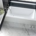 Victoria & Albert Kaldera 4 1500mm Stone Inset Undermount Bath, Gloss White