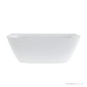 Victoria & Albert Lussari 1700mm Stone Back to Wall Bath, Matt White