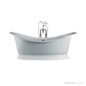 Victoria & Albert Marlborough 1901mm Stone Freestanding Bath, Gloss White