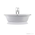 Victoria & Albert Elwick 1902mm Stone Freestanding Bath, Gloss White