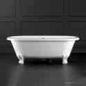 Victoria & Albert Richmond 1675mm Stone Bath with Ball + Claw Feet, Gloss White