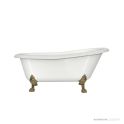 Victoria & Albert Roxburgh 1704mm Stone Bath with Lion’s Paw Feet, Polished Brass