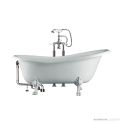 Victoria & Albert Roxburgh 1704mm Stone Bath with Lion’s Paw Feet, Gloss White