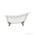Victoria & Albert Shropshire 1537mm Stone Bath with Ball + Claw Feet, Polished Nickel Metal