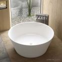 Victoria & Albert Taizu 1500mm Stone Freestanding Bath, Gloss White