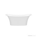 Victoria & Albert Toulouse 1500mm Stone Freestanding Bath, Gloss White