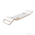 Victoria & Albert Tombolo 8 Bath Rack, White Laminate
