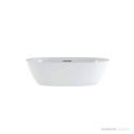 Victoria & Albert Lussari 55 Stone Basin 544 x 325 x 153mm, with Overflow, Gloss White