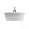 Victoria & Albert Warndon 1702mm Stone Freestanding Bath, Gloss White