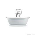 Victoria & Albert York 1741mm Stone Freestanding Bath, Gloss White