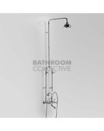 Astra Walker - Olde English Exposed Bath/Shower Tap Set with 150mm Rose & Handshower, Cross Handle CHROME A51.23