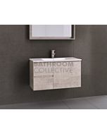 Timberline - Nevada 900mm Wall Hung Vanity with Ceramic Top