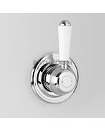 Astra Walker - Olde English Signature Wall Mixer CHROME/WHITE HANDLES A50.48.PL