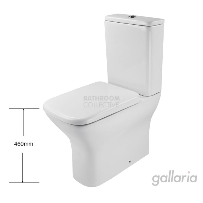 Gallaria - HighLuxx Back To Wall Toilet Suite (Back & Bottom Inlet, P & S Trap 70-150mm)