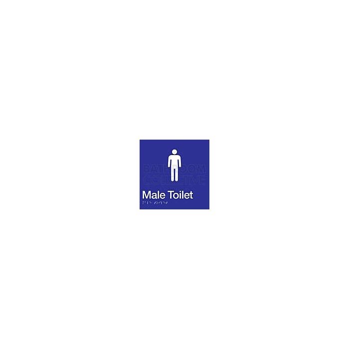 Emroware - Braille Sign Male Staff 180mm x 180mm