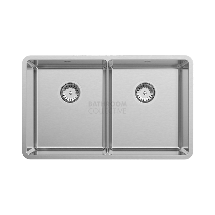 Abey - Lucia LUA200 Inset/Undermount Double Bowl Kitchen Sink L723 x W440mm