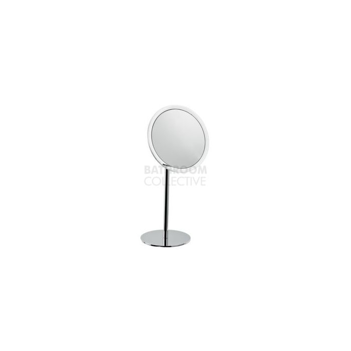 Inda - Hotellerie Round Bench Mounted Magnifying Mirror