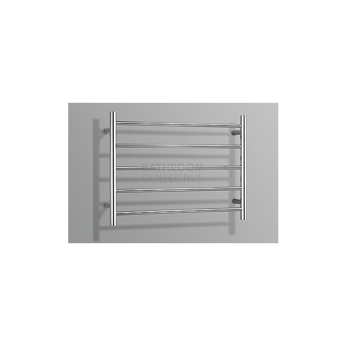 Linsol - Allegra 5 Bar Heated Towel Rail, 420mm (H) x 628mm (W) x 94.6mm (D)