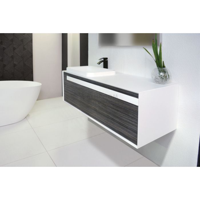 ADP - Bliss Wall Hung Vanity 1200mm, 20mm Stone Top with Solid Surface Basin