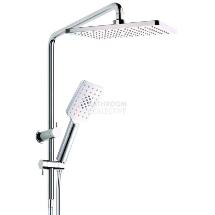 NDW - Quadrate Shower Riser Short Rail Combination Set