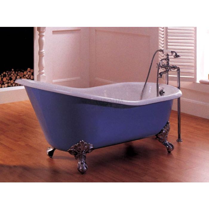 Broadway - Slipper Tub Claw Foot Cast Iron Bath 1560mm WHITE