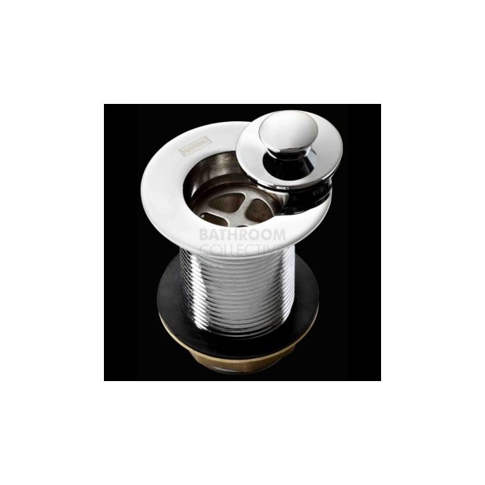 Harbic Brassware - 32MM Basin Waste with Anello Stopper 80mm Tail