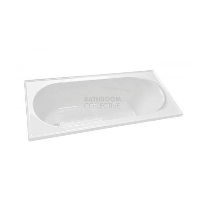 Decina - Bambino 1510mm Drop In Rectangle Bath with Tile Bead Lucite Acrylic
