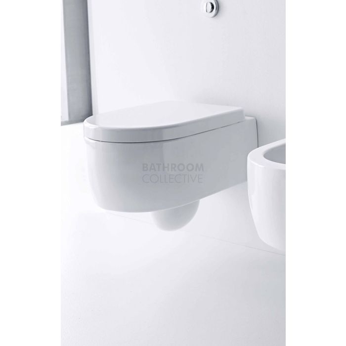 Kerasan - Flo Wall Hung Toilet Pan & Seat