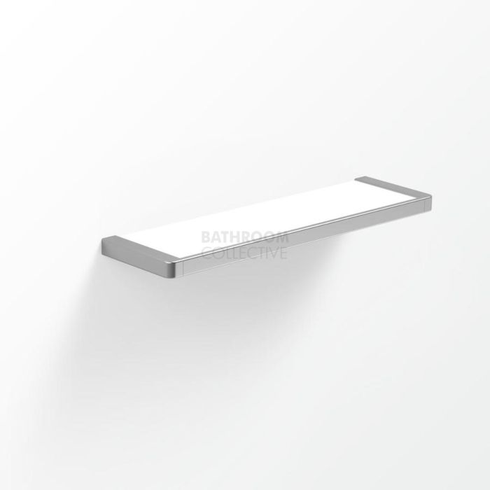 Avenir - Beyond 450 x 120mm Solid Surface Shelf - Chrome