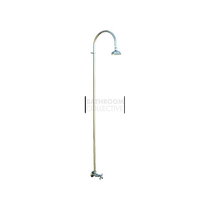 Rainware - Bribe Wall Mounted Outdoor Shower Cold (Bottom Inlet)