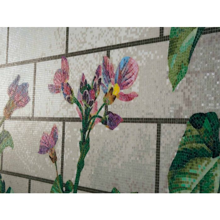 Bisazza - Floral Calystegia Decorative Glass Mosaic Tiles, order unit 3.73m2