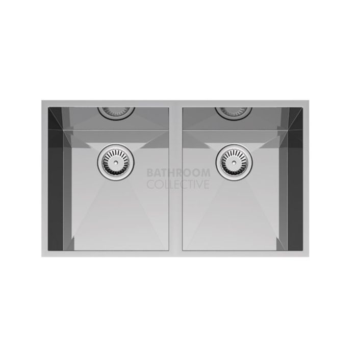 Paco Jaanson - Palermo 760mm Double Bowl Kitchen Sink (Top, under or flush mount)