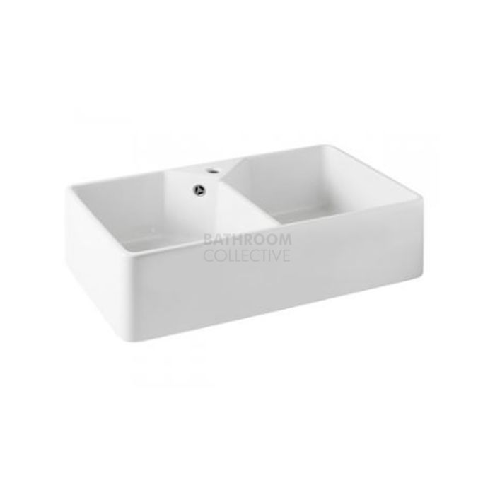 Turner Hastings - Chester 79 x 49 Double Flat Front Fine Fireclay Butler Sink (1TH) 