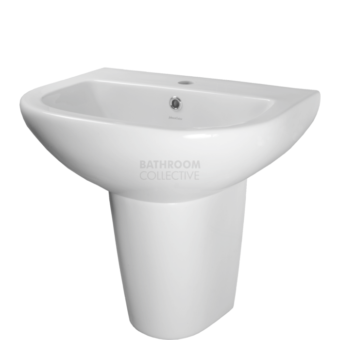 Johnson Suisse - Como Wall Basin with Shroud (3 tap holes)