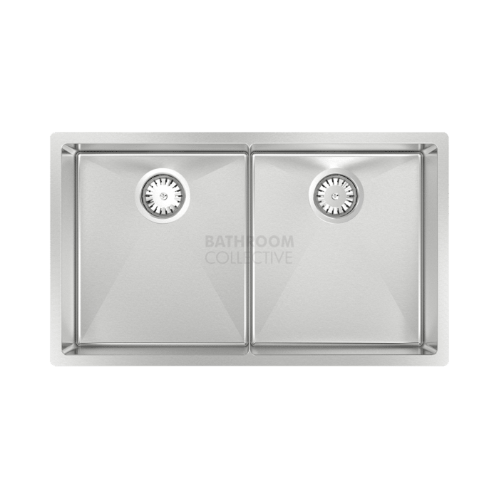 Abey - Piazza CR340D Inset/Undermount Double Bowl Kitchen Sink L758 x W445mm