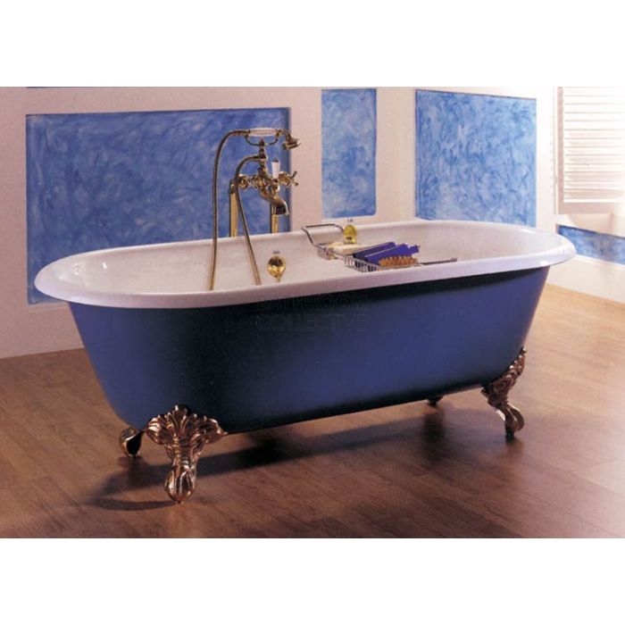 Broadway - Dual Tub Claw Foot Cast Iron Bath 1700mm WHITE