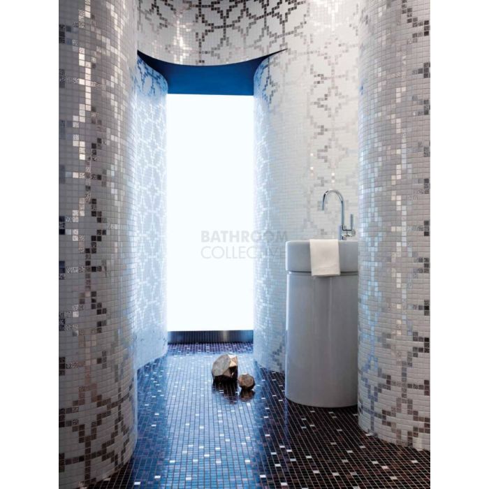 Bisazza - Timeless Etoile Oro Bianco Decorative Glass Mosaic Tiles, order unit 1.03m2