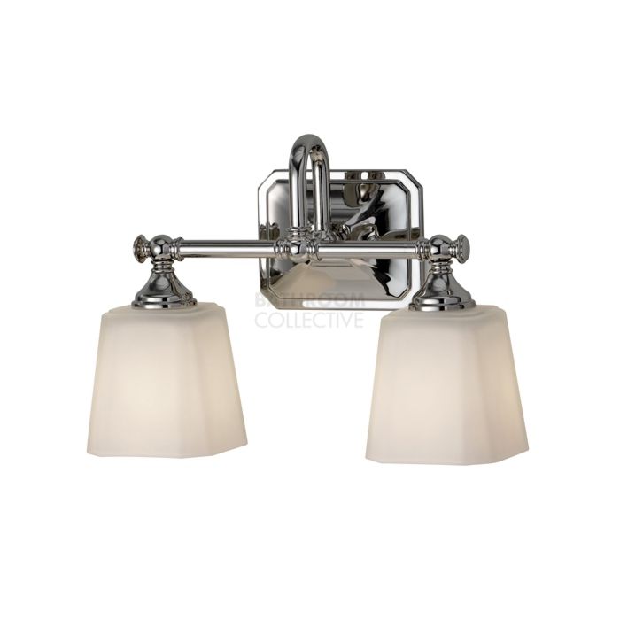 Elstead - Concord 2 Light Traditional Bathroom Above Mirror Light in Polished Chrome