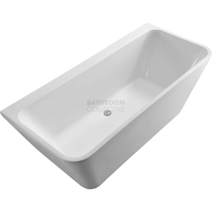 Fienza - Baby Delta Back To Wall Freestanding Bath Tub 1500mm Acrylic