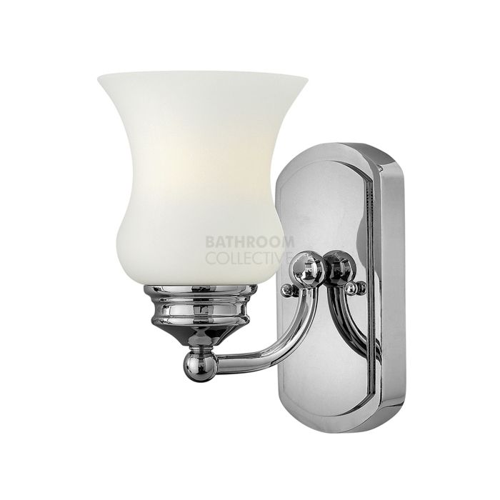 Elstead - Constance 1 Light Traditional Bathroom Wall Light in Polished Chrome