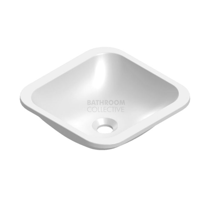 ADP - True Justice Honour Inset & Under-Counter Basin 370 x 370mm Solid Surface SOLID MATTE WHITE