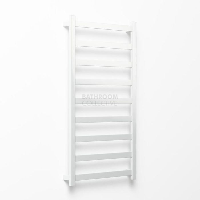 Avenir - Hybrid 1320x750mm Heated Towel Ladder - Matte White 