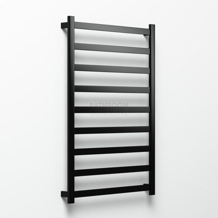 Avenir - Hybrid 1320x900mm Heated Towel Ladder - Matte Black 