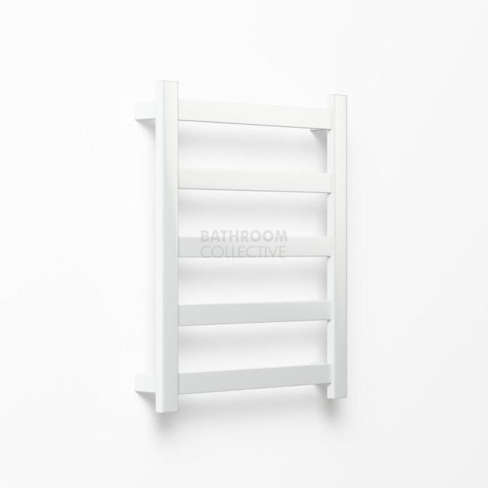 Avenir - Hybrid 720x600mm Heated Towel Ladder - Matte White 