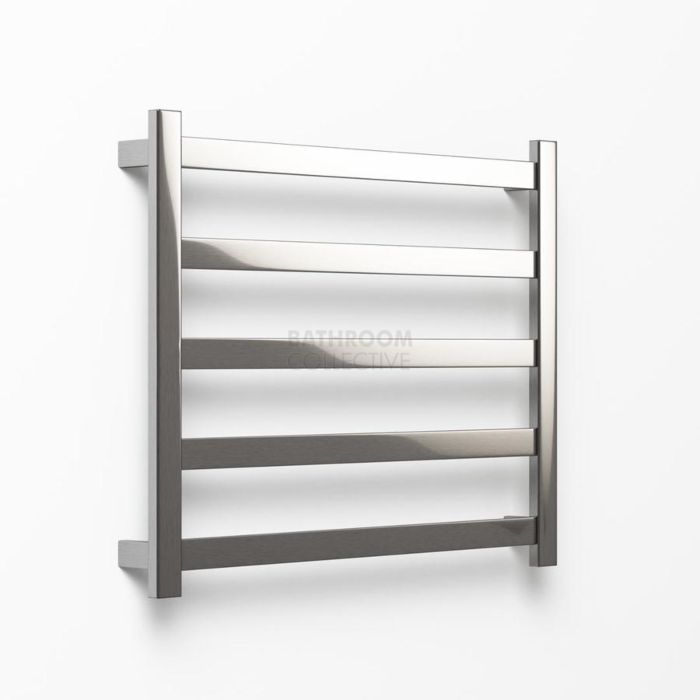 Avenir - Hybrid 720x900mm Heated Towel Ladder - Brushed Stainless Steel 