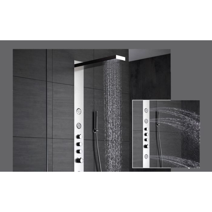 Paco Jaanson - Monolith Wallpaper Shower Column with Body Jets