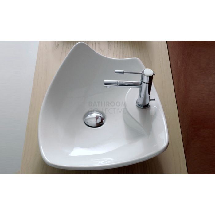 Paco Jaanson - Signature Kong 50R 500mm Top Mounted Basin 1TH Gloss White