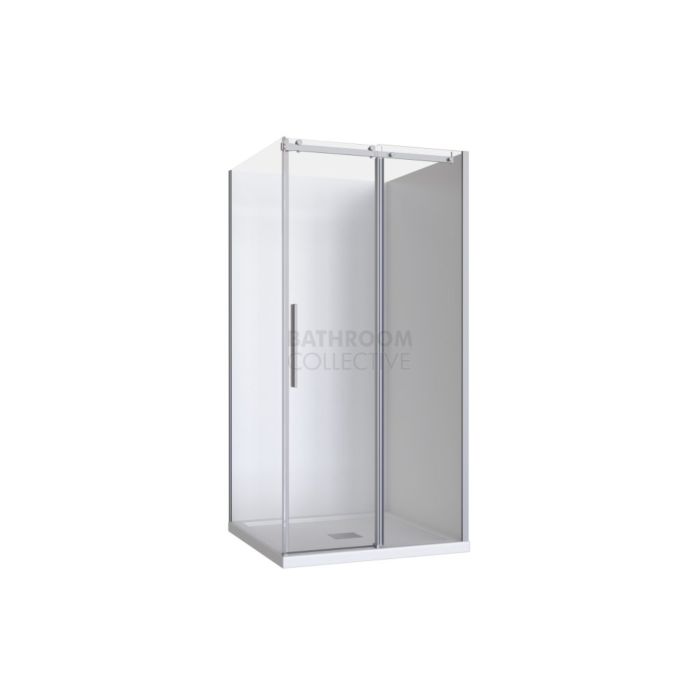 Decina - Malanda 1200 x 900 x 2000 (mm) Shower Screen, Shower Base & Shower Wall Enclosure Package